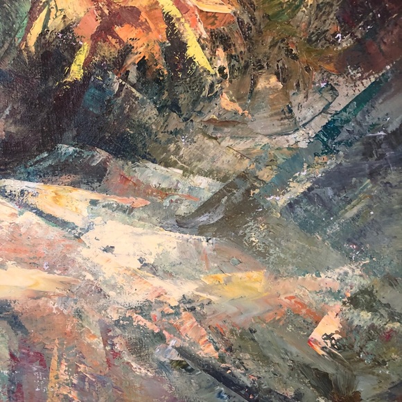 Vintage Original Framed Oil on Canvas - Picture 7 of 11